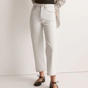 Madewell “The Perfect Vintage” Wide Leg Crop Jean